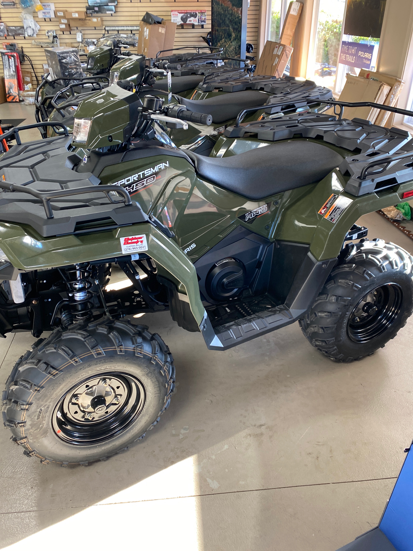 2024 Polaris Sportsman 450 H.O. EPS in Cedar Bluff, Virginia - Photo 2