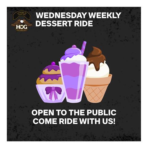 Wednesday Weekly Dessert Ride