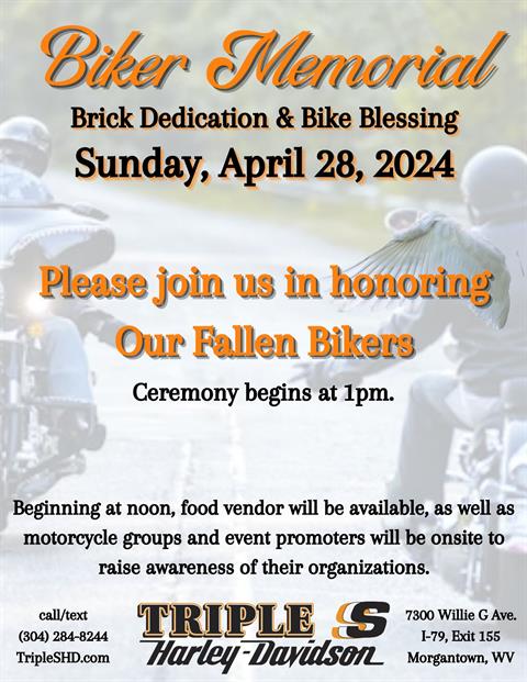 Biker Memorial & Bike Blessing