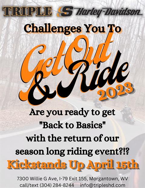 GET OUT & RIDE Weekly Destination Announced