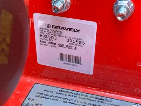 2021 Gravely USA Pro-Turn 660 60 in. Kawasaki FX1000 38.5 hp in Vidalia, Georgia - Photo 10