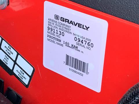 2022 Gravely USA Pro-Turn 160 60 in. Kawasaki FX730V 23.5 hp in Vidalia, Georgia - Photo 9
