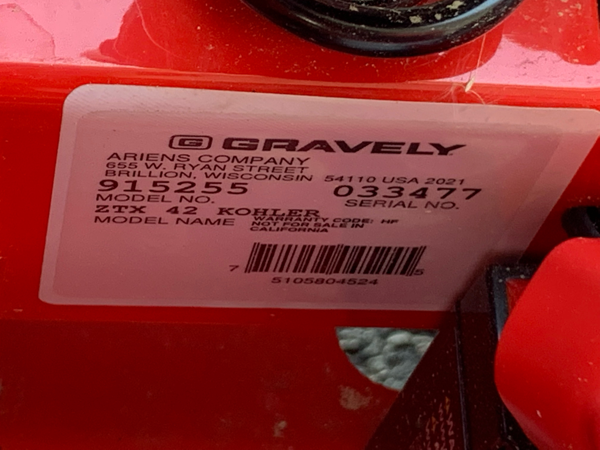 2021 Gravely USA ZT X 42 in. Kohler 7000 Pro 22 hp in Vidalia, Georgia - Photo 10