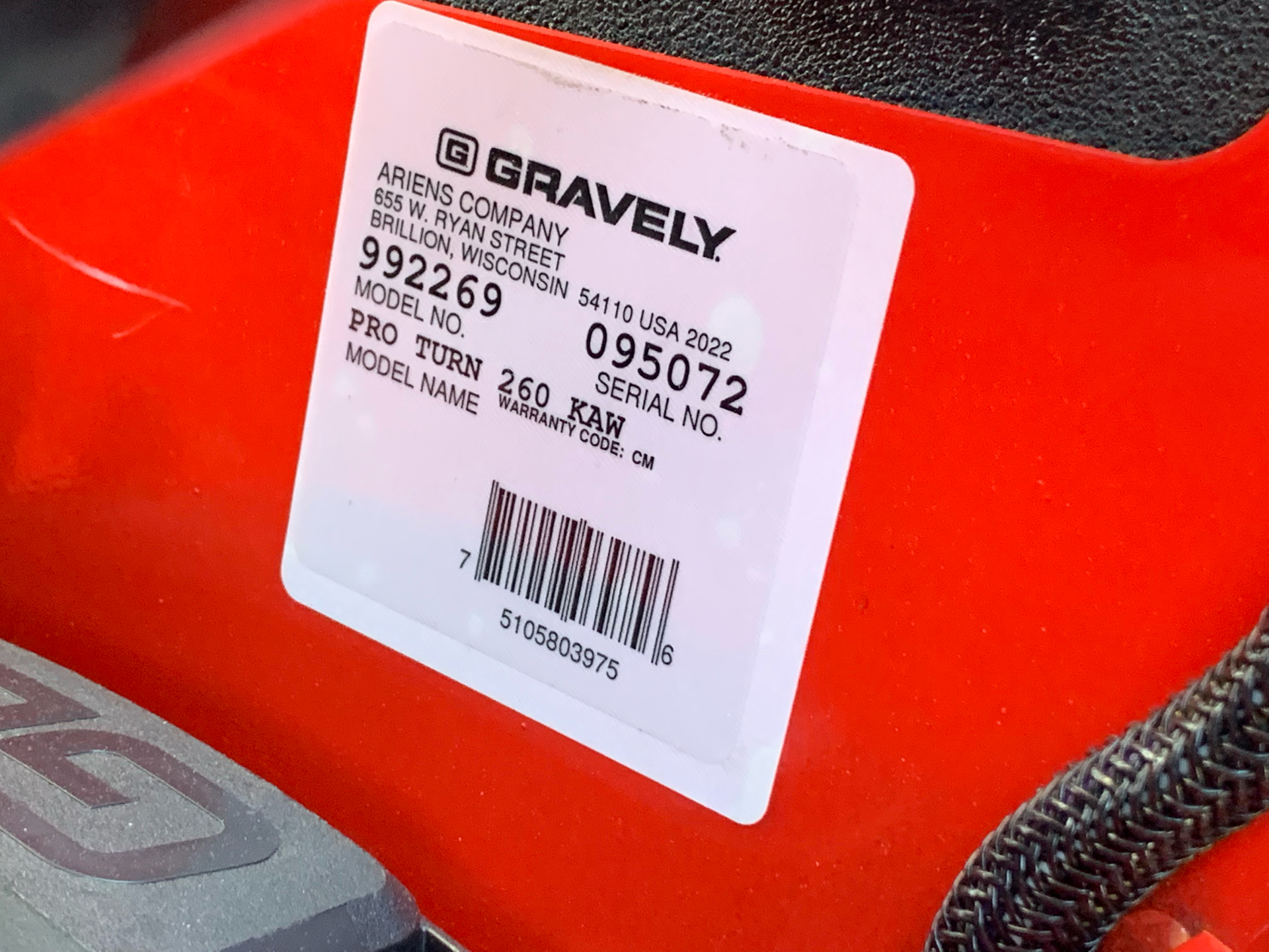 2022 Gravely USA Pro-Turn 260 60 in. Kawasaki FX850V 27 hp in Vidalia, Georgia - Photo 10