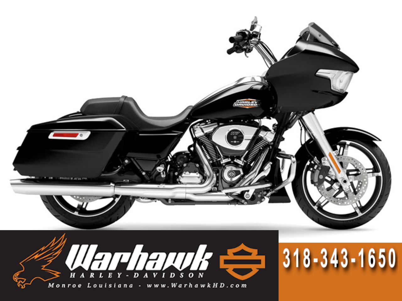 New 2024 HarleyDavidson Road Glide® Vivid Black (Chrome Finish