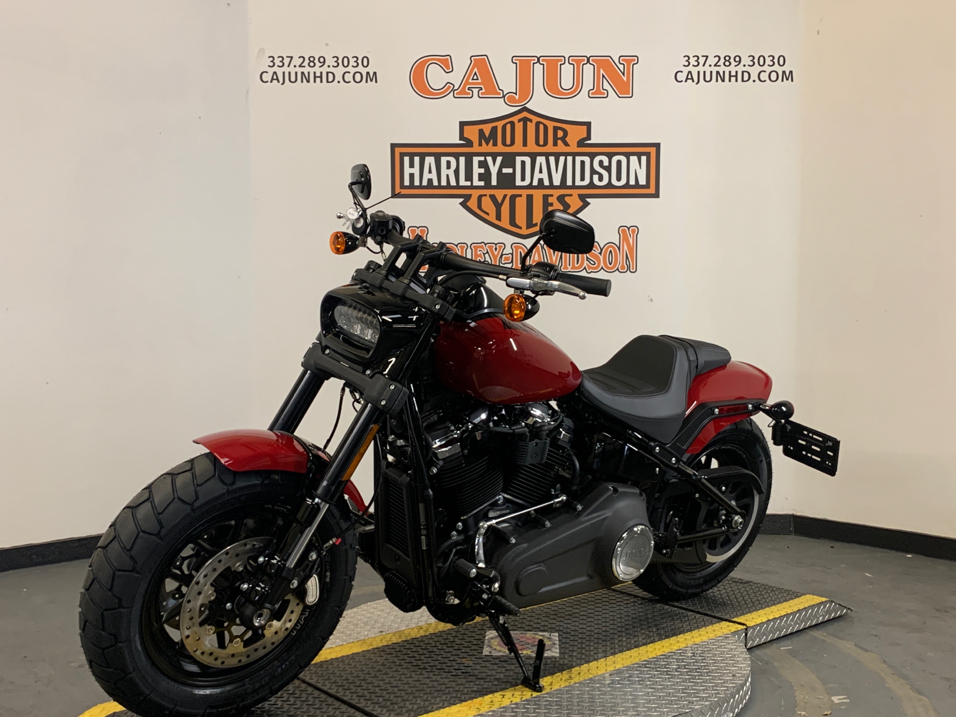 New 2021 Harley Davidson Fat Bob 114 Billiard Red Motorcycles In Scott La 016461