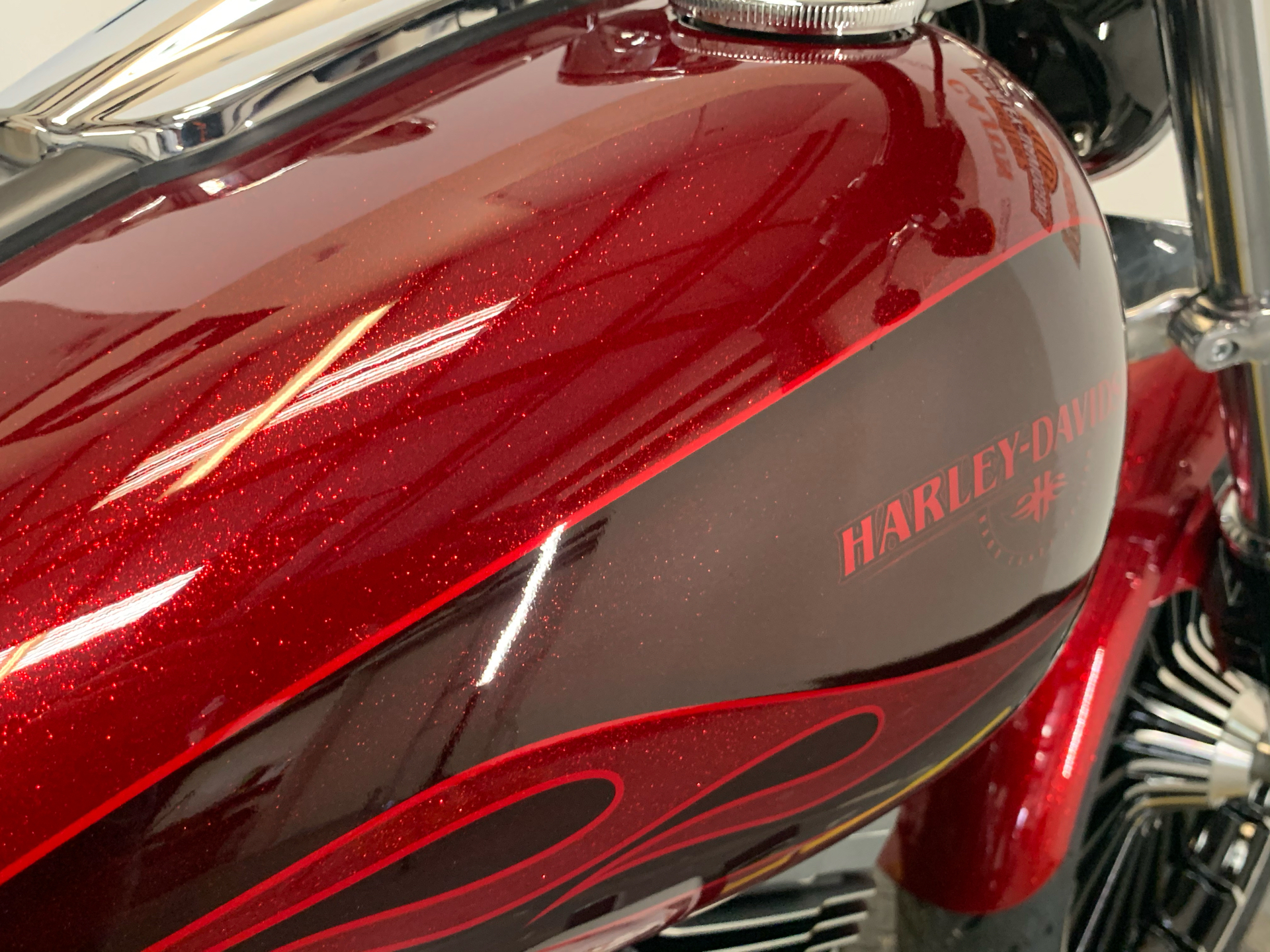 hard candy hot rod red flake paint