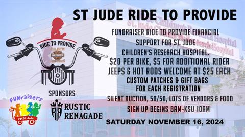 ST JUDE RIDE TO PROVIDE