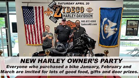 NEW HARLEY OWNERS AND RIDING ACADEMY GRADS VIP PARTY 
