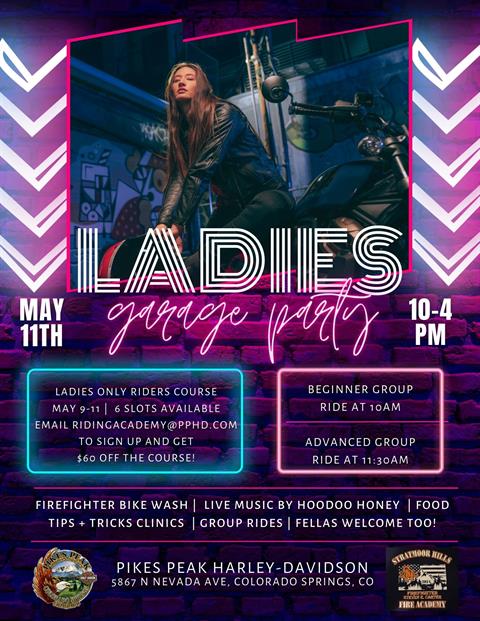 Ladies Garage Party at Pikes Peak Harley-Davidson