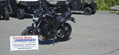 2020 Kawasaki Z650 ABS in Lewiston, Maine - Photo 1