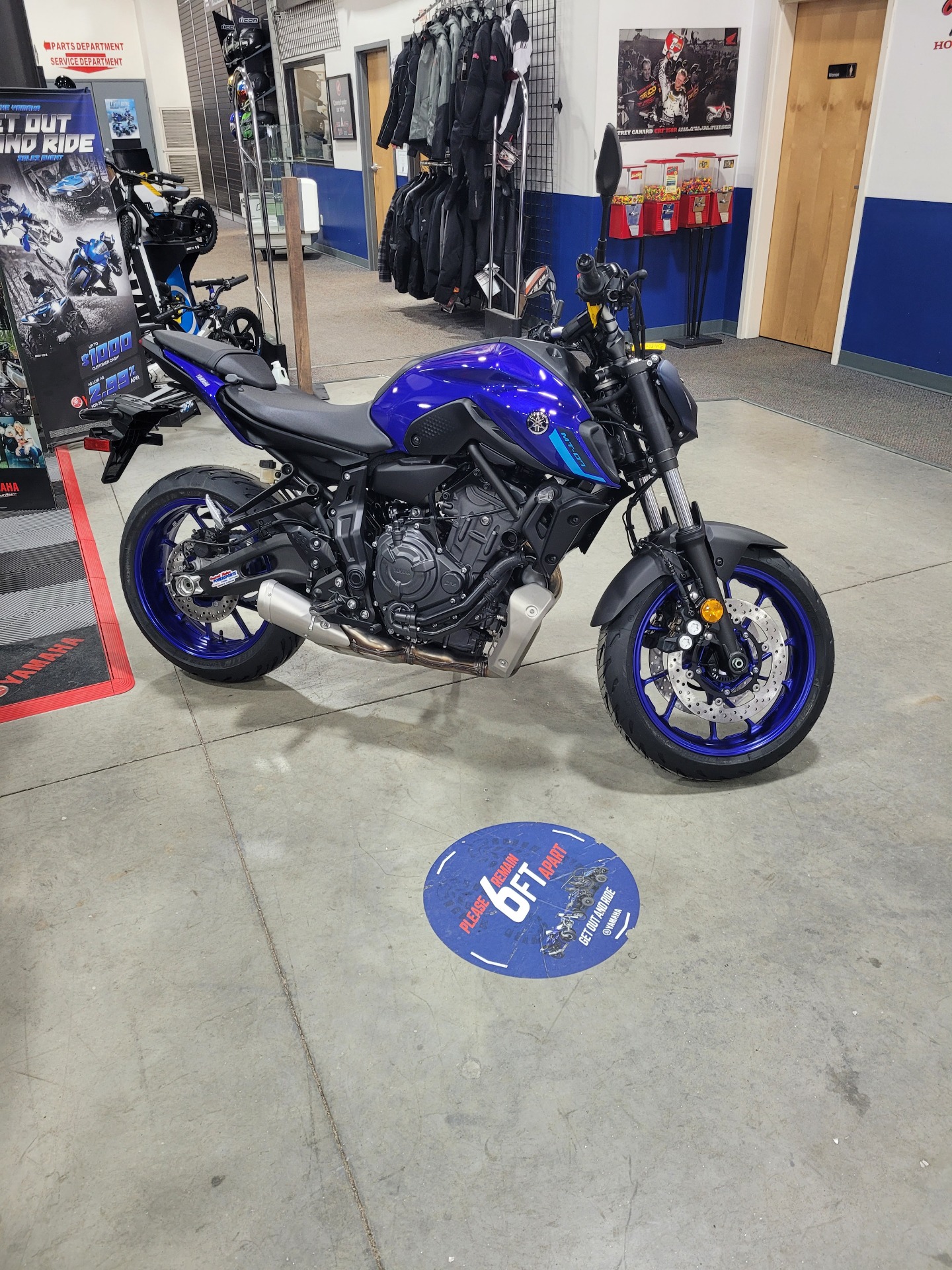 2022 Yamaha MT-07 in Lewiston, Maine - Photo 3