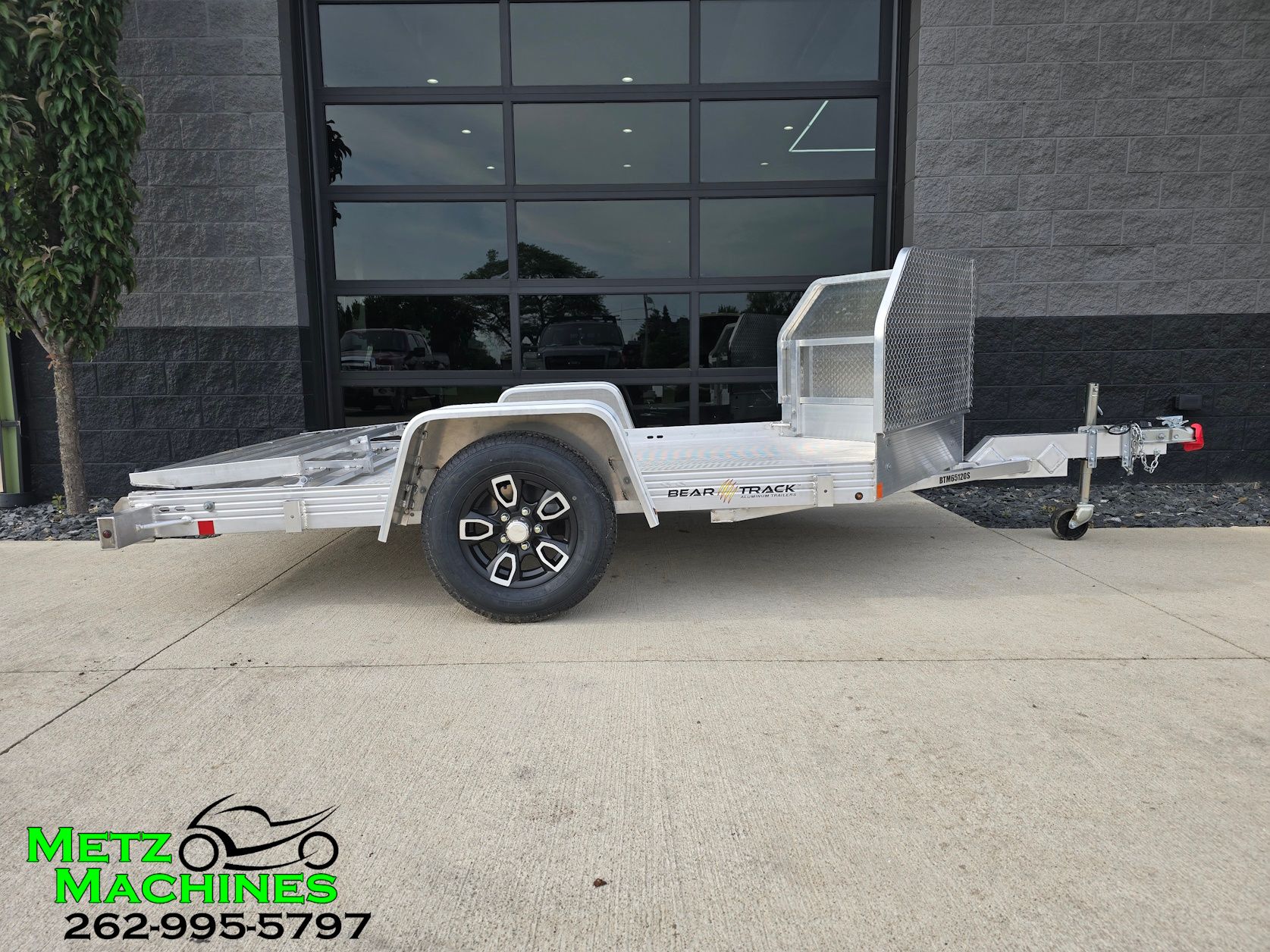 2024 Bear Track Trailers 65" x 120" Single Axle Motorcycle Trailer in Kenosha, Wisconsin - Photo 1