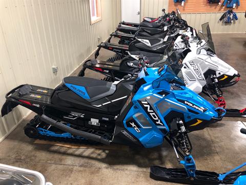 New Polaris 600 Indy Xc 129 Sc Snowmobiles In Elkhorn Wi P Set Up Sky Blue Gray
