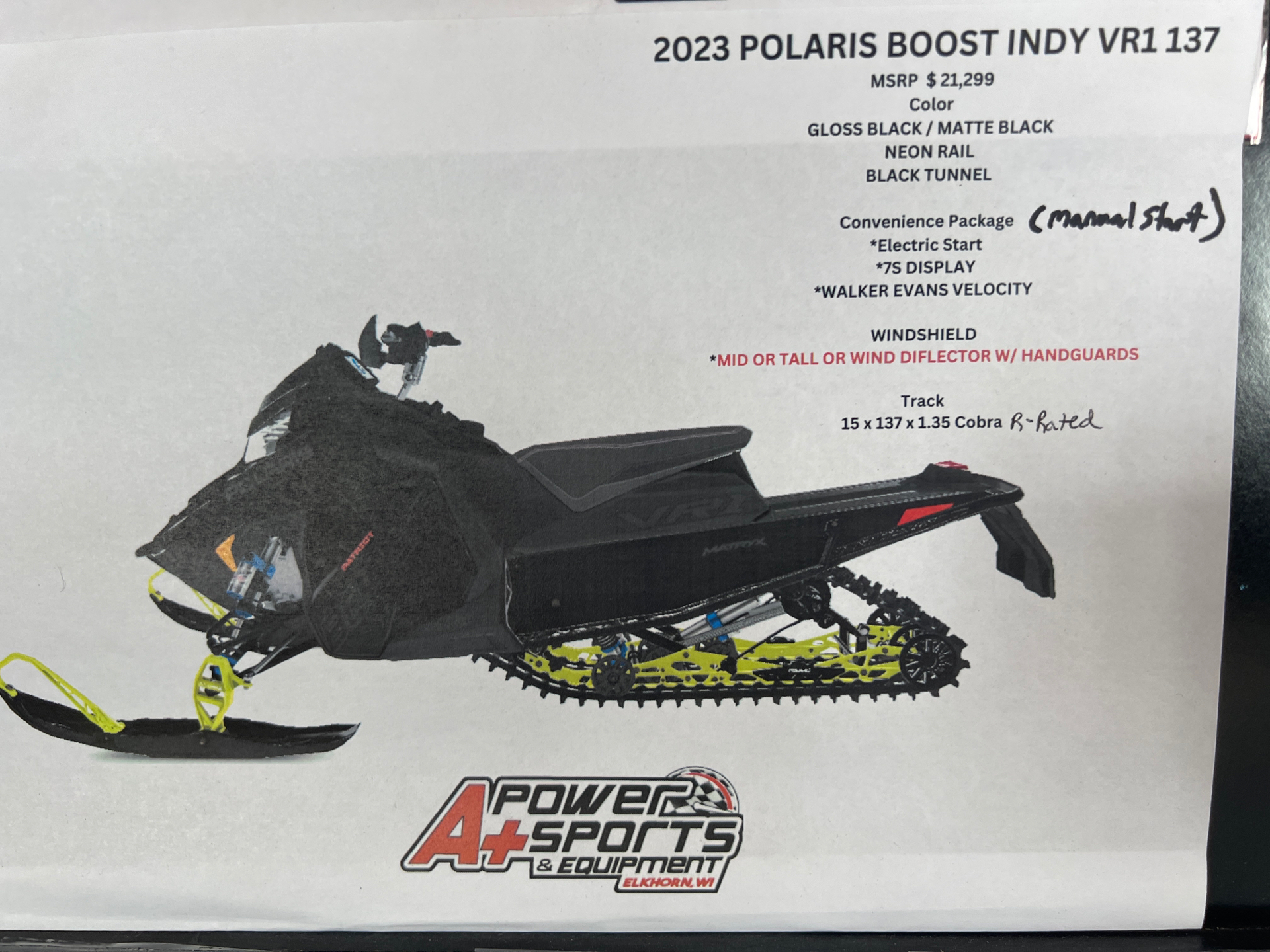 2023 Polaris Patriot Boost Indy VR1 137 SC in Elkhorn, Wisconsin - Photo 1