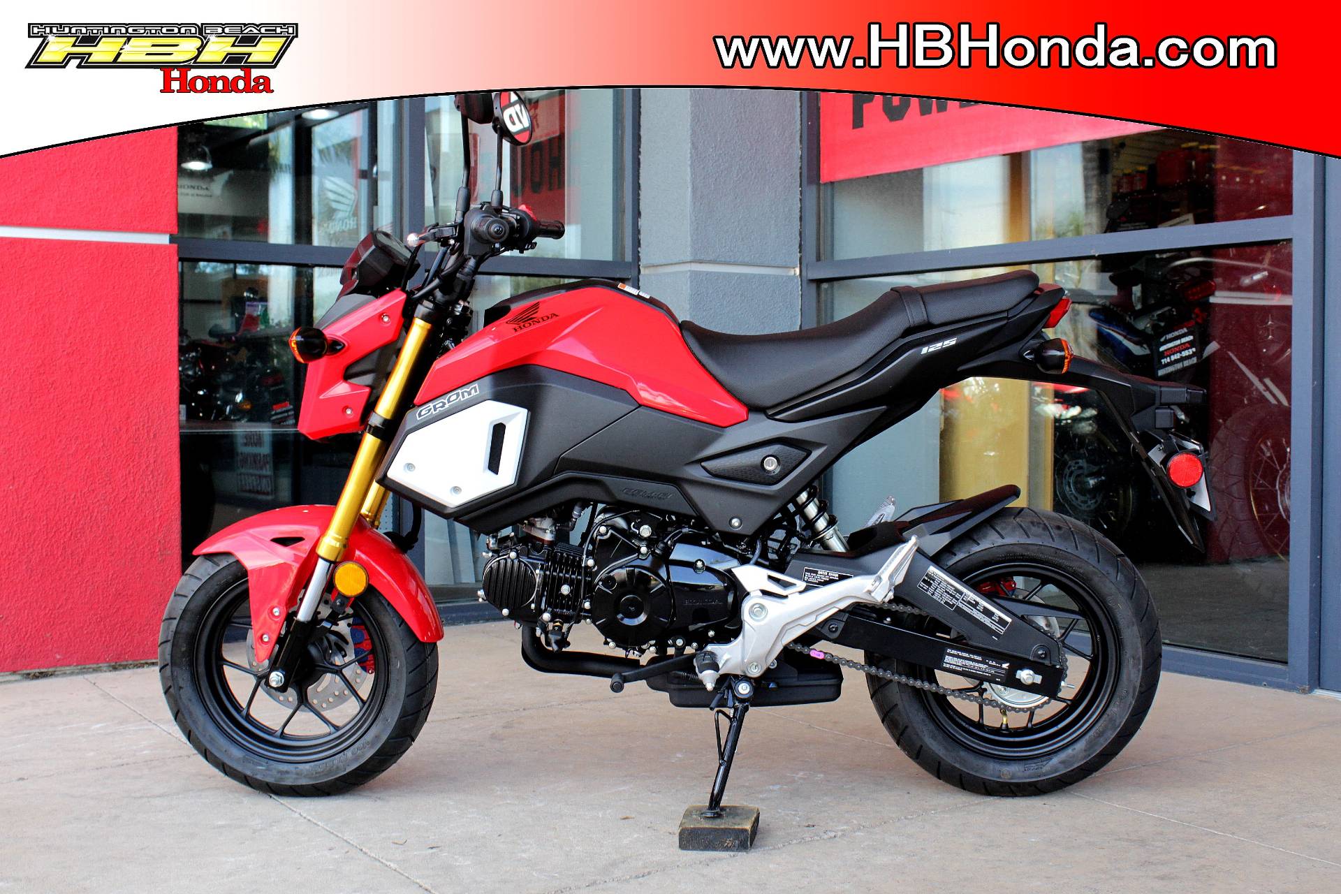 New Honda Grom Abs For Sale Cherry Red Motorcycles In Huntington Beach Ca Huntington Beach Honda M3223 0952