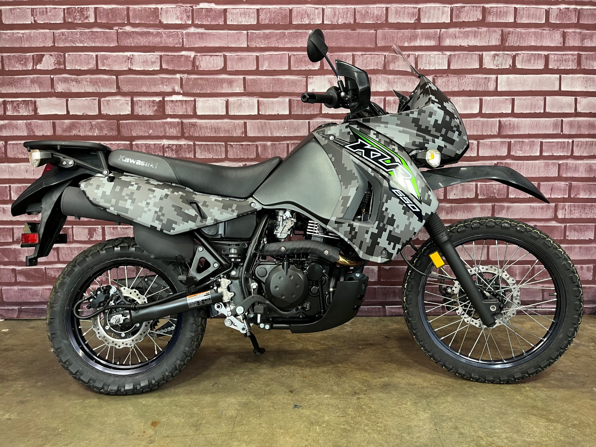 2018 Kawasaki KLR 650 Camo in Gaithersburg, Maryland - Photo 1