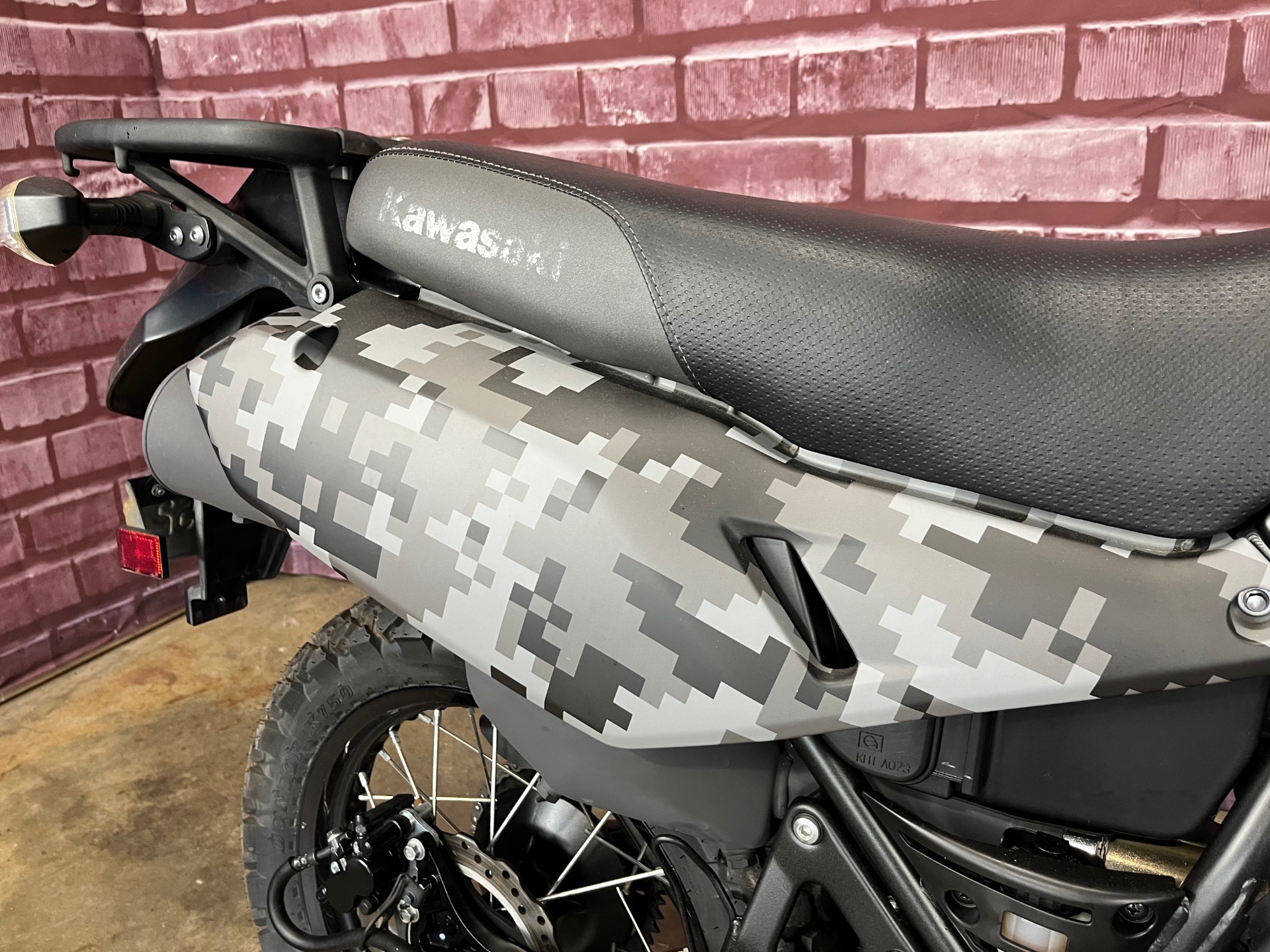 2018 Kawasaki KLR 650 Camo in Gaithersburg, Maryland - Photo 6