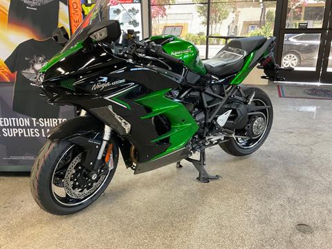 New 2022 Kawasaki Ninja H2 SX SE Emerald Blazed Green / Metallic
