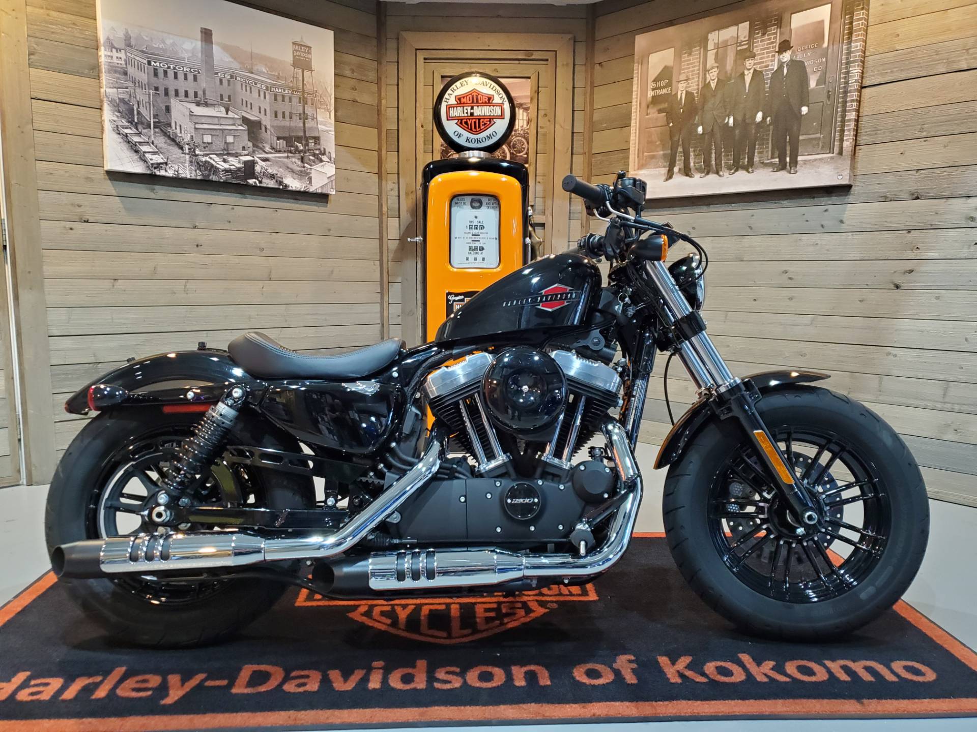 Used 2019 Harley Davidson Forty Eight Motorcycles In Kokomo In 421648 Vivid Black