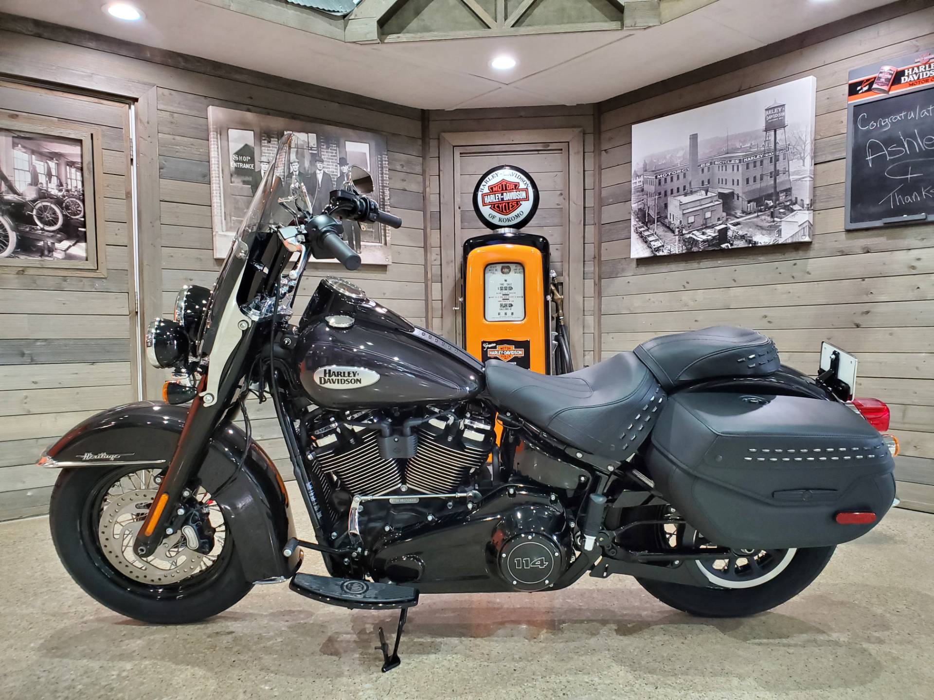 New 2021 Harley Davidson Heritage Classic 114 Motorcycles In Kokomo In 023264 Black Jack Metallic
