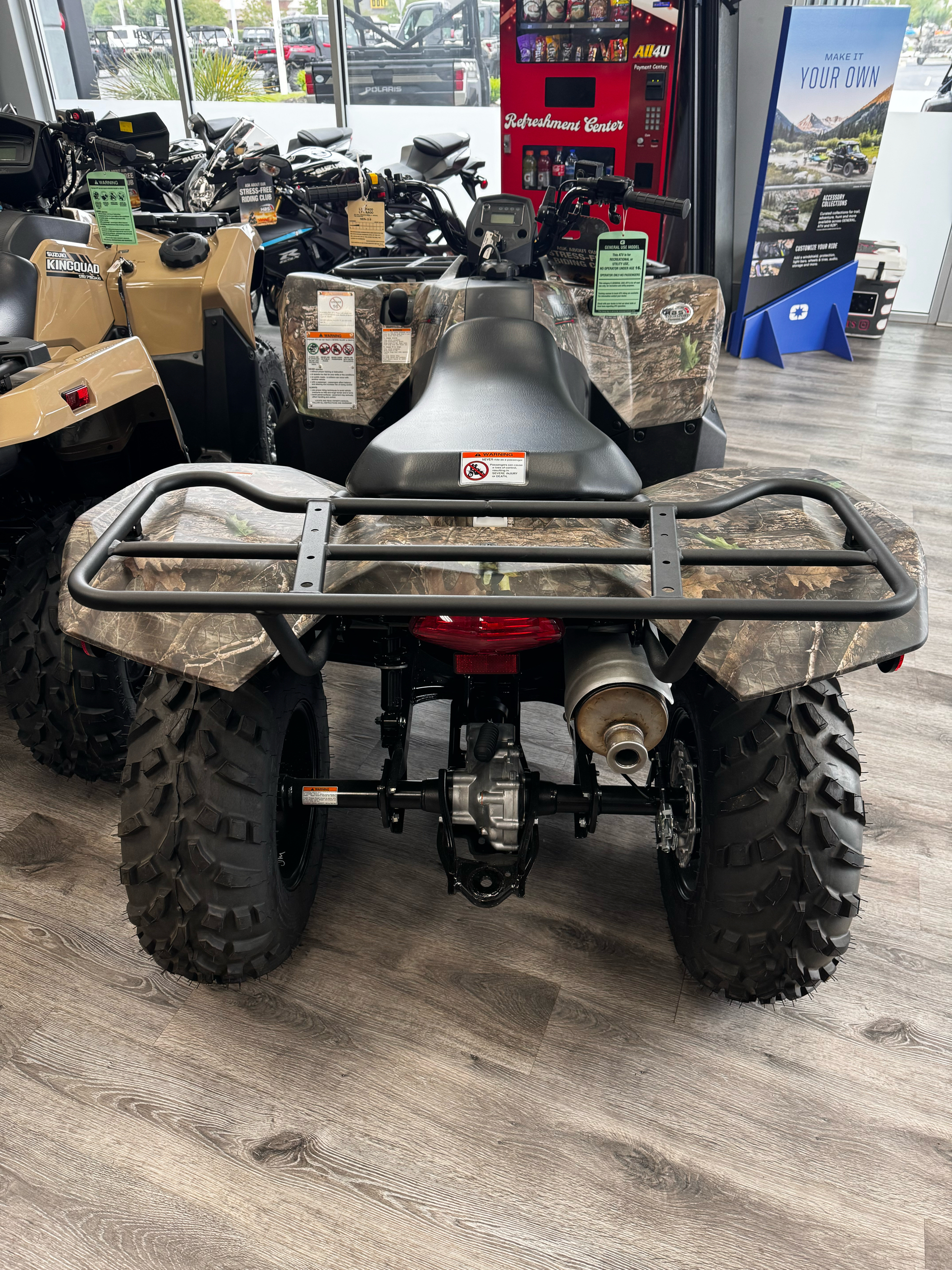 2024 Suzuki KingQuad 400ASi SE Camo in Florence, South Carolina - Photo 4