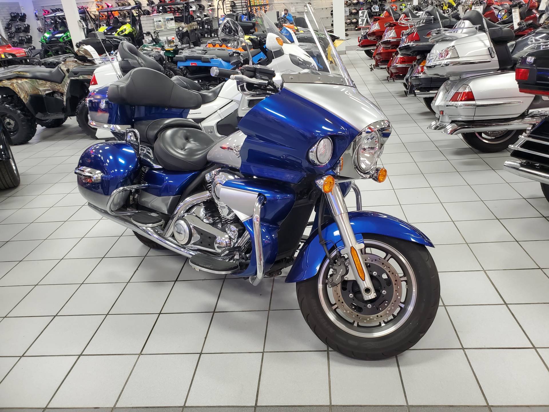Used 2011 Vulcan® 1700 Voyager® | Motorcycles in Kaukauna WI | 006258 Imperial Blue / Atomic Silver