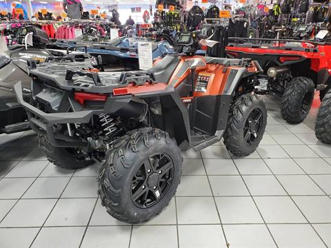 New 22 Polaris Sportsman 850 Ultimate Trail Atvs In Kaukauna Wi Order Out Matte Orange Rust