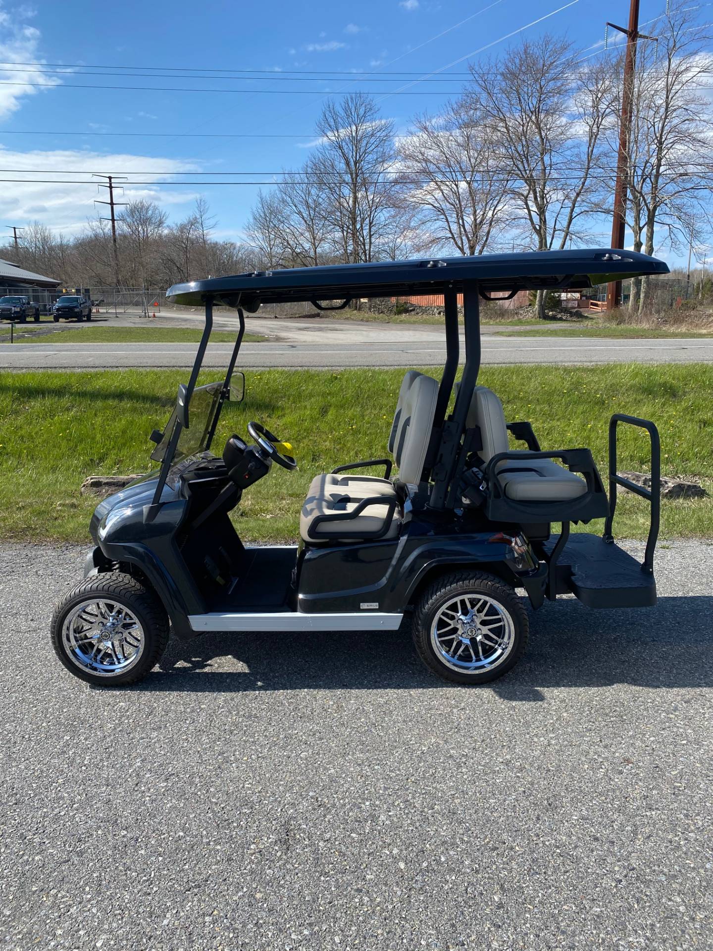 New 2020 Star EV Sirius 48V 2+2 Golf Carts in Pocono Lake PA N/A Black