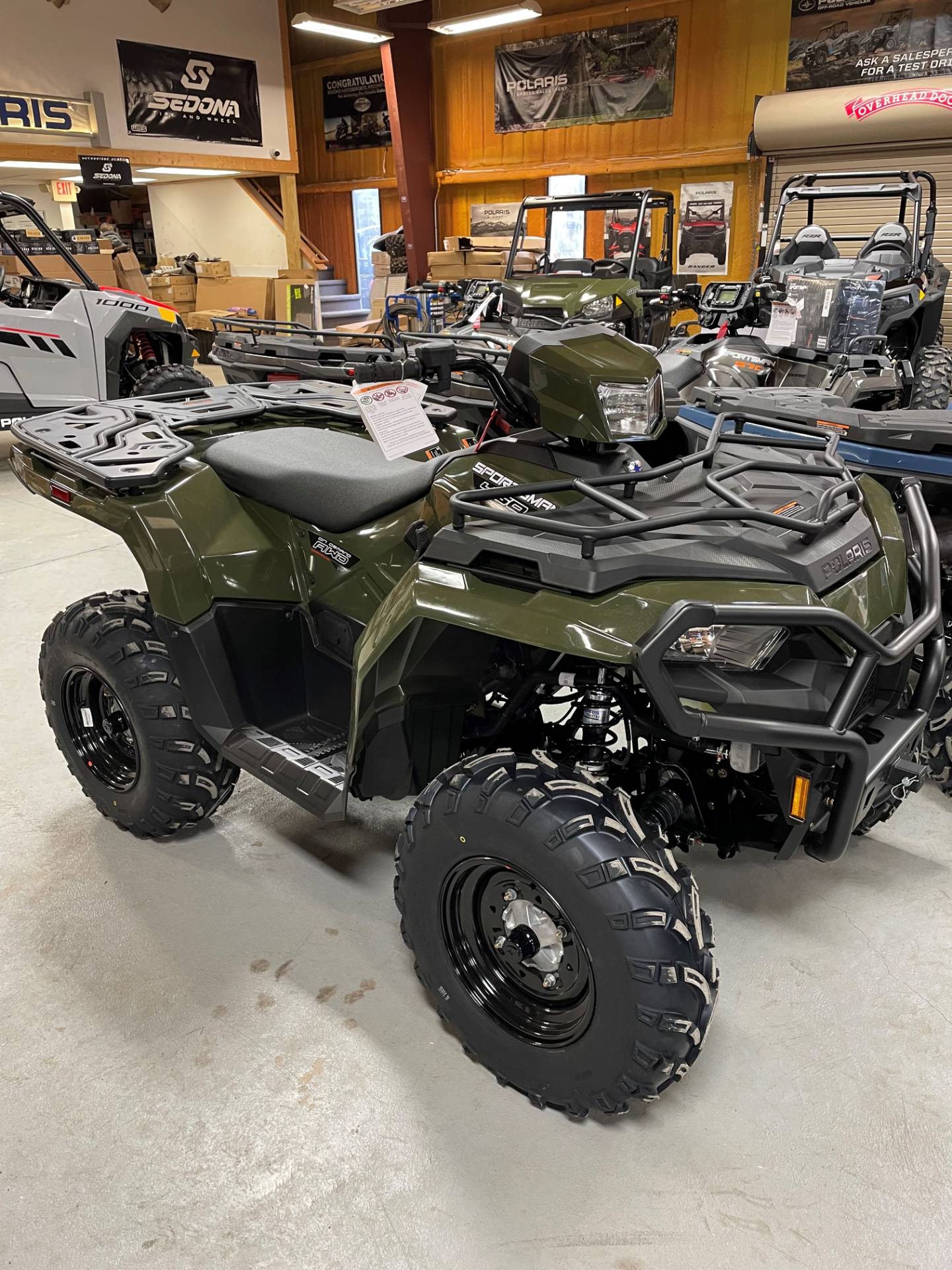 New 21 Polaris Sportsman 450 H O Utility Package Atvs In Pocono Lake Pa N A Sage Green