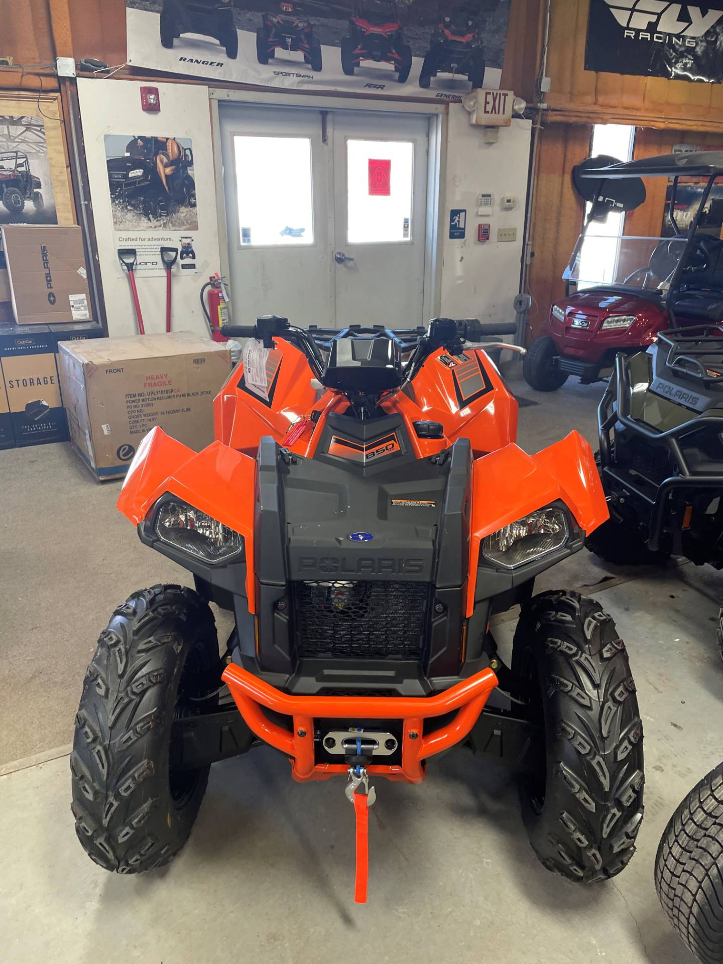 New 21 Polaris Scrambler 850 Atvs In Pocono Lake Pa N A Orange Burst