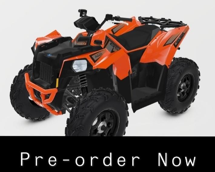 22 Polaris Scrambler 850 Orange Burst Atvs Newport New York Pol0