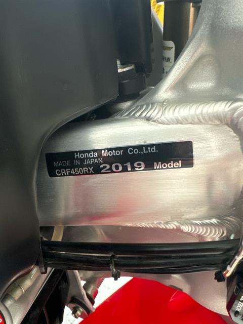 2019 Honda CRF450RX in West Jordan, Utah - Photo 19