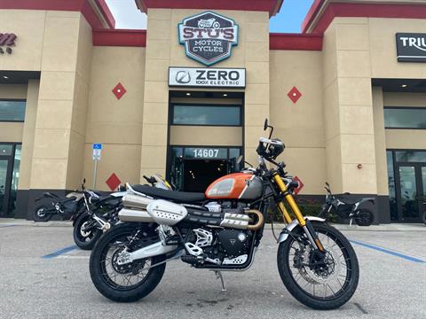 2022 Triumph Scrambler 1200 XE Gold Line in Fort Myers, Florida - Photo 1