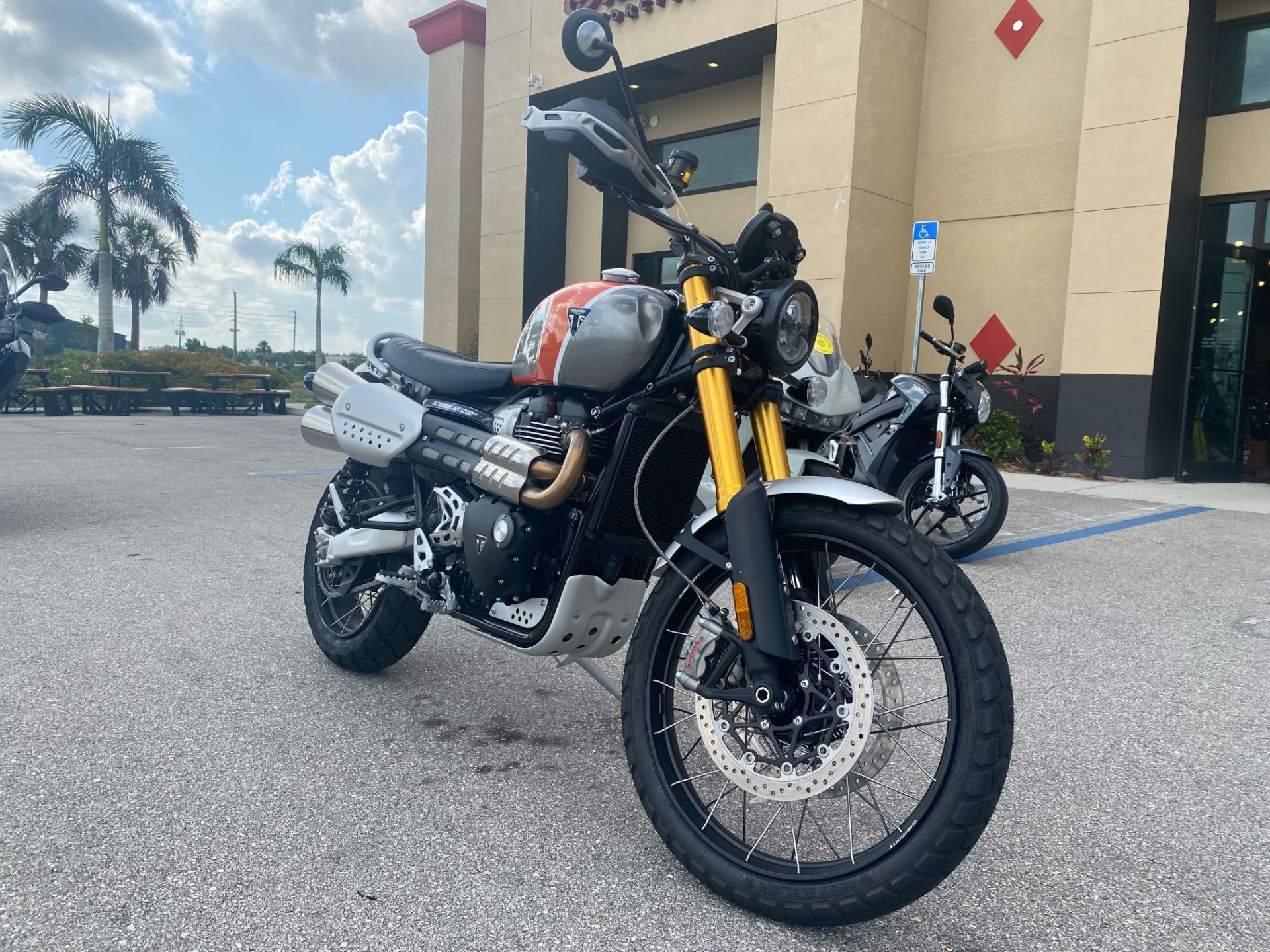2022 Triumph Scrambler 1200 XE Gold Line in Fort Myers, Florida - Photo 9