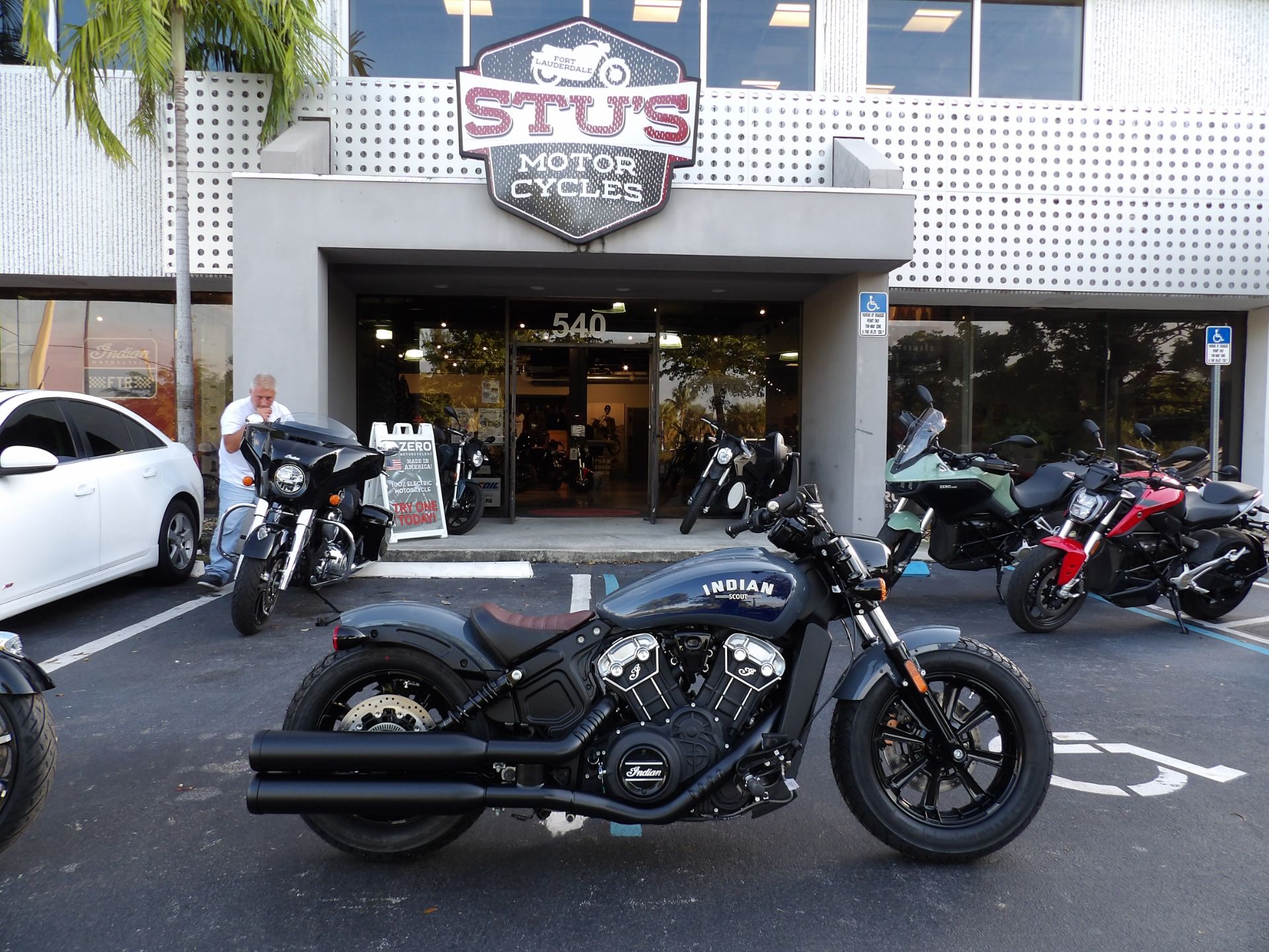 2024 Indian Motorcycle Scout® Bobber ABS Icon in Fort Lauderdale, Florida - Photo 1