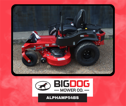 2022 Big Dog Mowers AlphaMP54BS in West Monroe, Louisiana - Photo 1