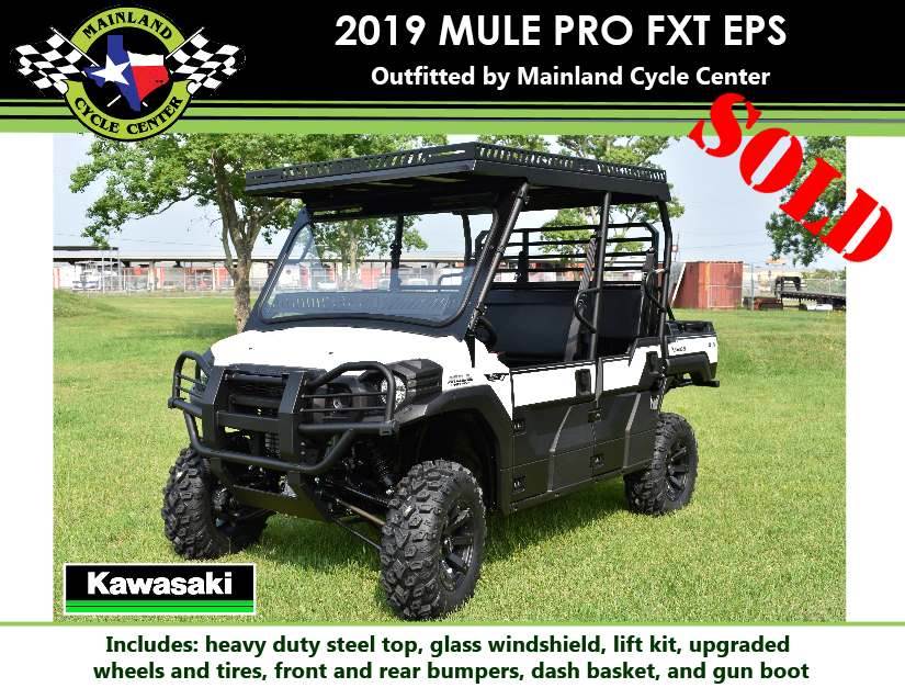 2019 Kawasaki Mule PRO-FXT EPS in La Marque, Texas - Photo 1