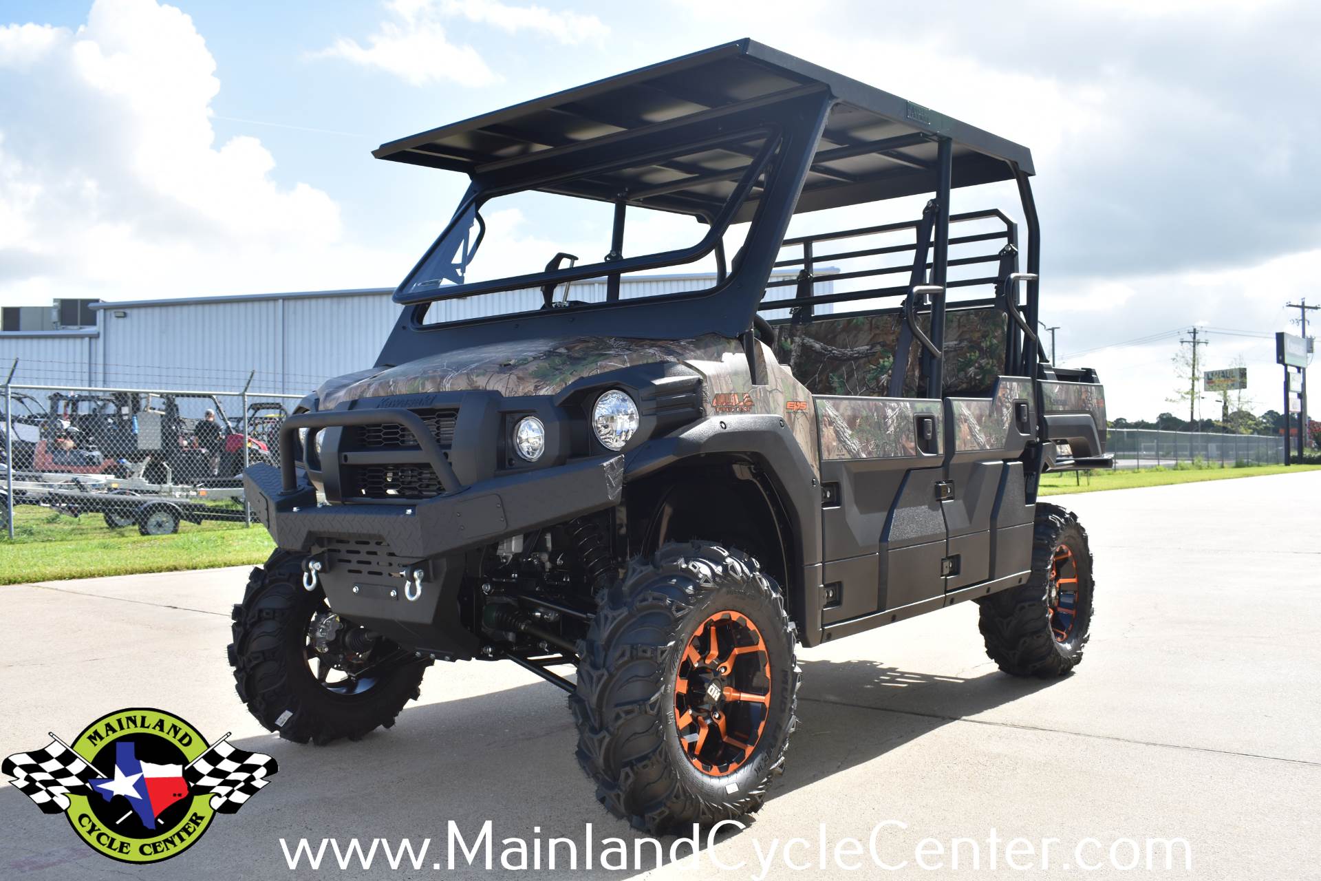 2015-2019 Genuine Kawasaki Mule PRO-FXT DXT Soft Top Roof and Rear Panel Camo 