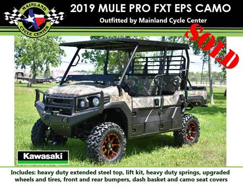 2019 Kawasaki Mule PRO-FXT EPS Camo in La Marque, Texas - Photo 1