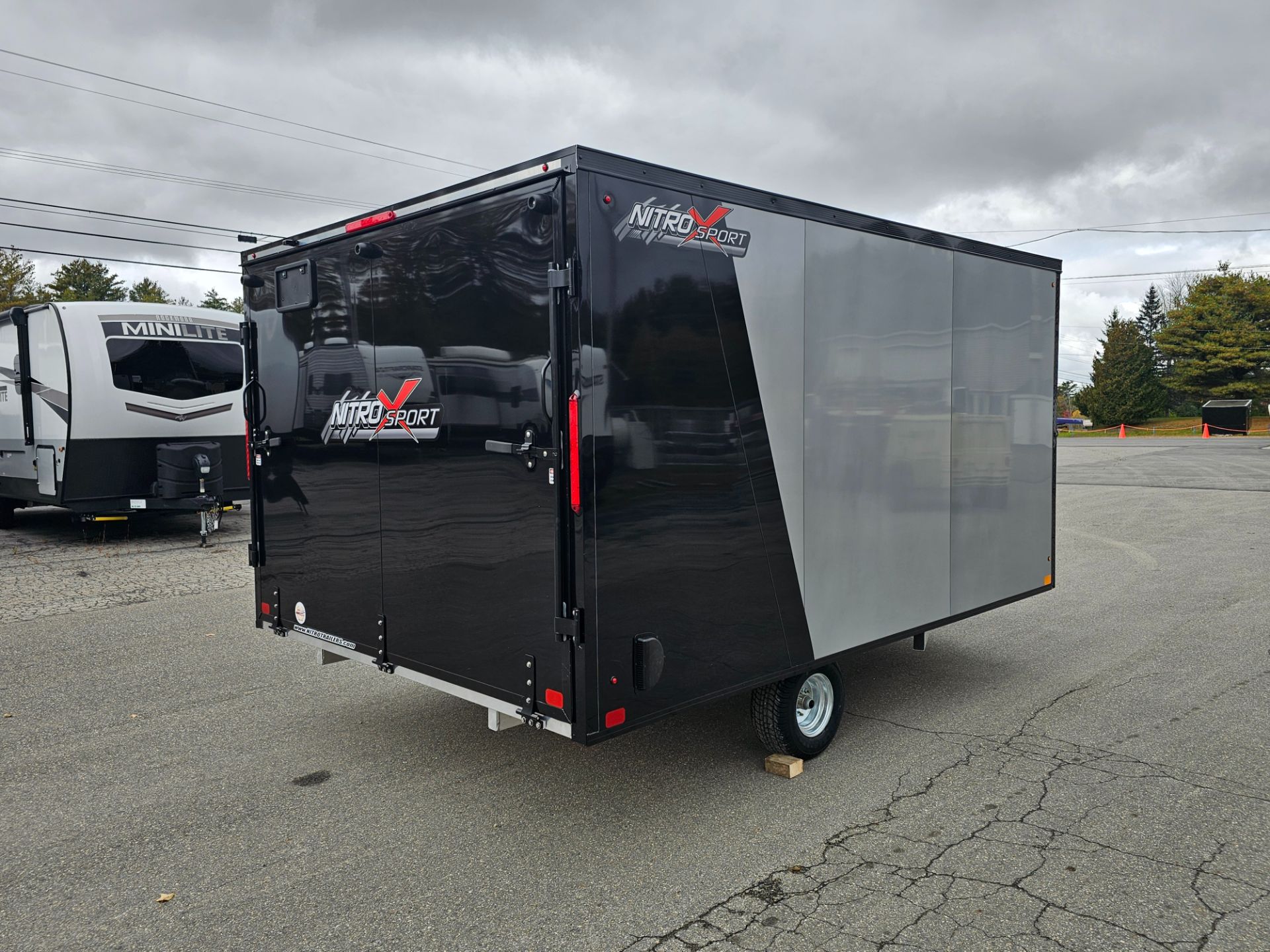 2024 Nitro X Sport Snow Trailer - Platinum Package -, Two Tone w/ Blackout in Augusta, Maine - Photo 3