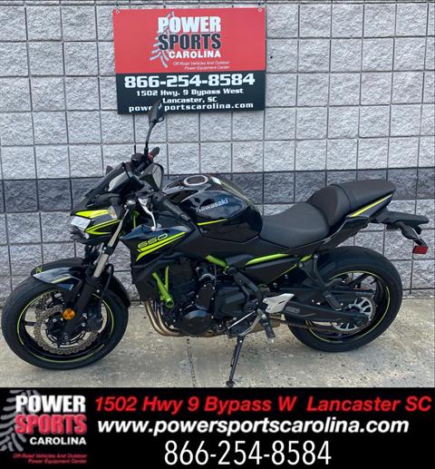 2020 Kawasaki Z650 ABS in Lancaster, South Carolina - Photo 1