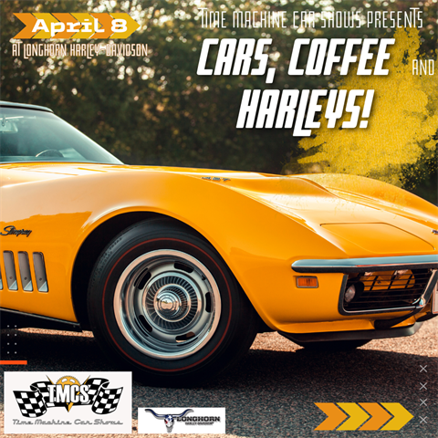 Cars, Coffee & Harley's!