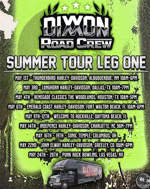 Dixxon Road Crew Summer Tour