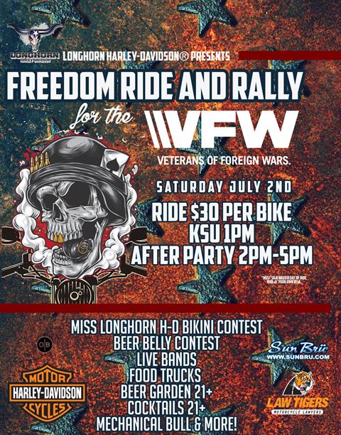 Freedom Ride and Rally for VFW