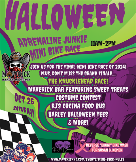 Halloween Edition Adrenaline Junkies Mini Bike Race Series