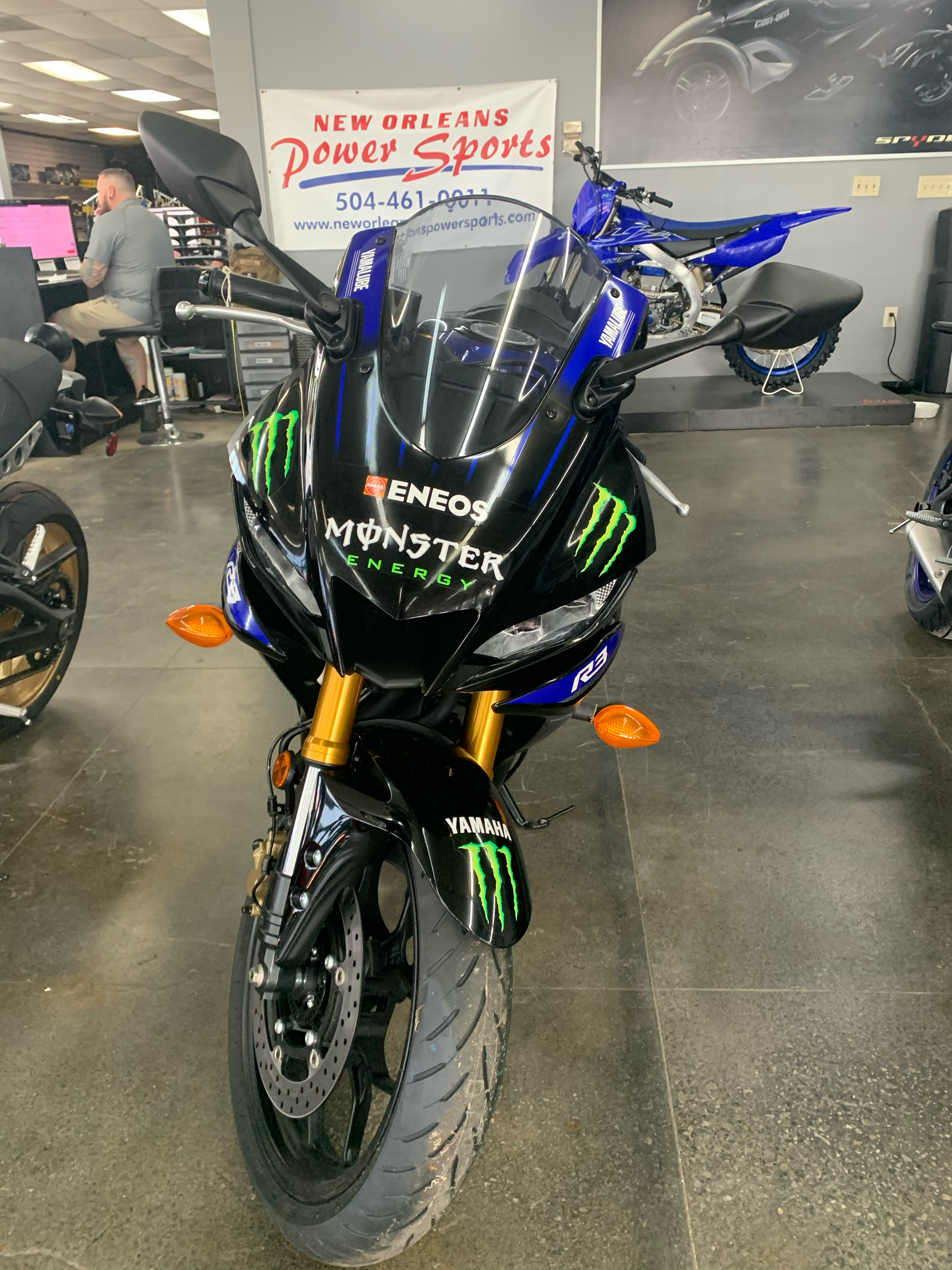 2021 Yamaha YZF-R3 Monster Energy Yamaha MotoGP Edition in Kenner, Louisiana - Photo 2