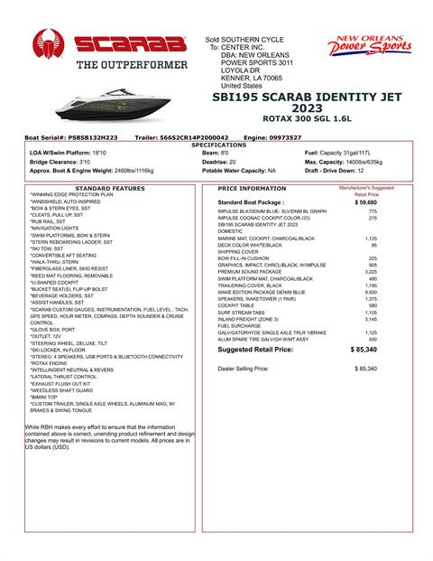 2023 Scarab 195 ID in Kenner, Louisiana - Photo 3