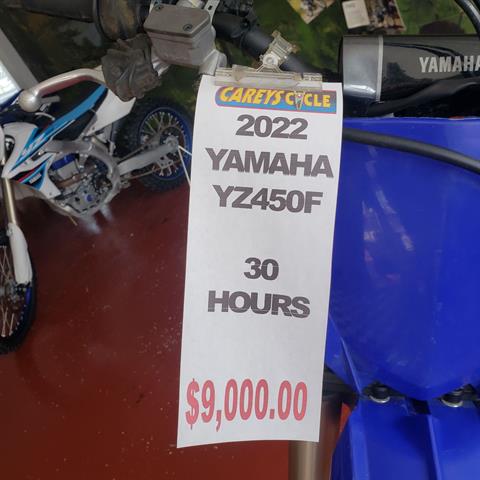 2022 Yamaha YZ450F in Riverdale, Utah - Photo 2