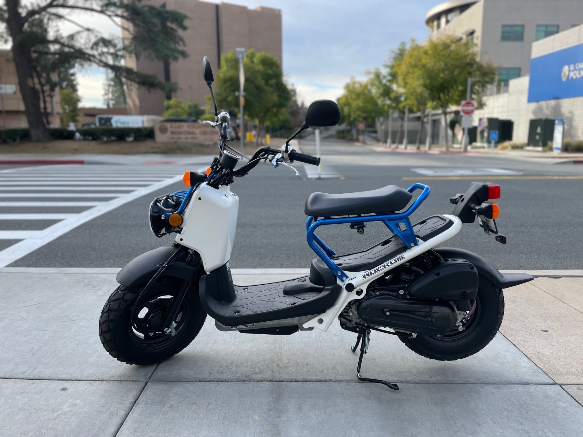 Red Honda Ruckus Modified